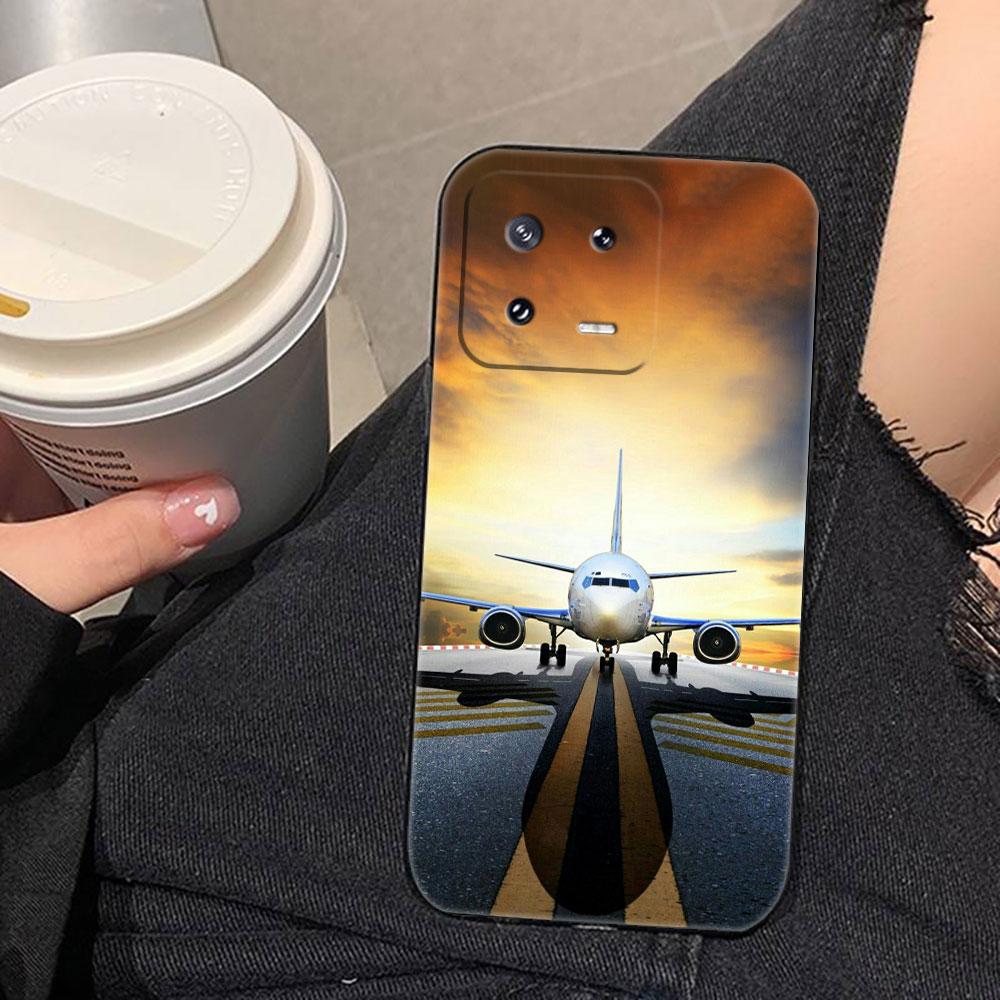 Travel Plane Airplane Cover Phone Case For Xiaomi 15 15T 14 14T 13 12T 11 11T POCO F8 F7 F6 F5 X7 X5 M6 M7 PRO Ultra DIY Case