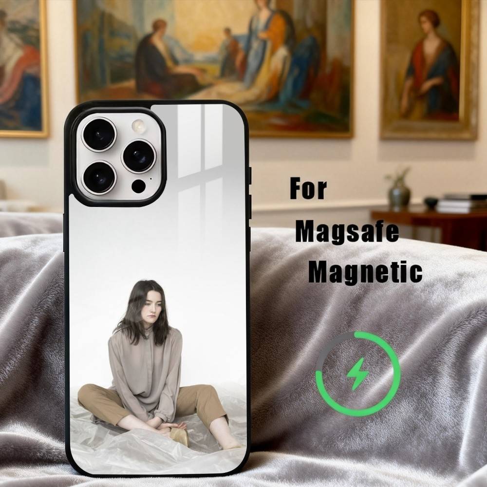 Beautiful S-Sarah P-Pidgeon Actress Phone Case For iPhone17,16,15,14,13,12,11 Plus,For Magnetic Wireless Charge Cover