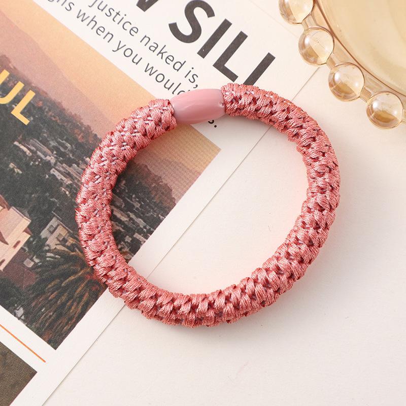 10Pcs Hair Ties Twisted Knitted Rubber Bands Basic Elastic Hair Band Durable Ponytail Holder Women Hair Accessories