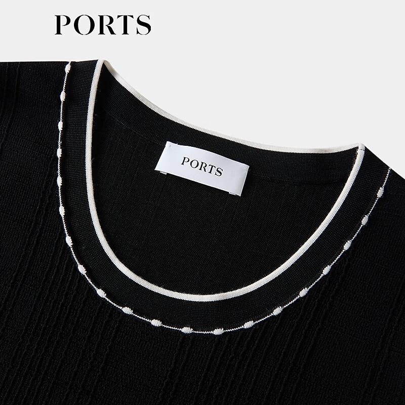 PORTS Women's Solid Sleeveless Knit Midi Dress