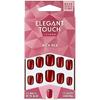 Faux Ongles - ELEGANT TOUCH - Polished Colour - Squoval - Rouge