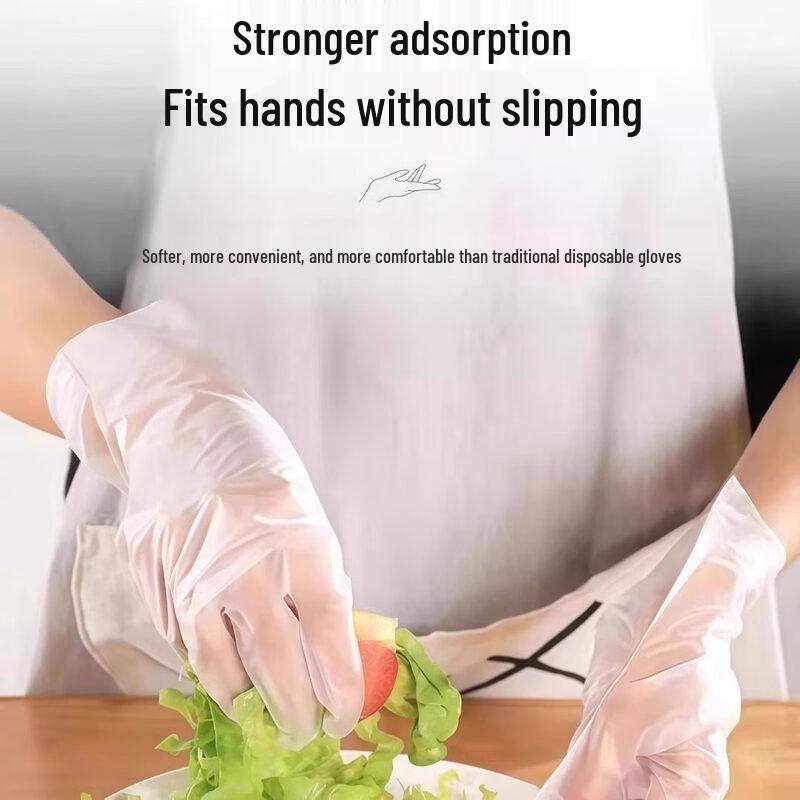 ZISIZ Thickened Disposable TPE Food-Grade Gloves