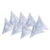 100pcs Clear Dustproof Corner Protector Protective Edge Triangles Soft PP Portable Triangle Stair Dust Corners Brackets