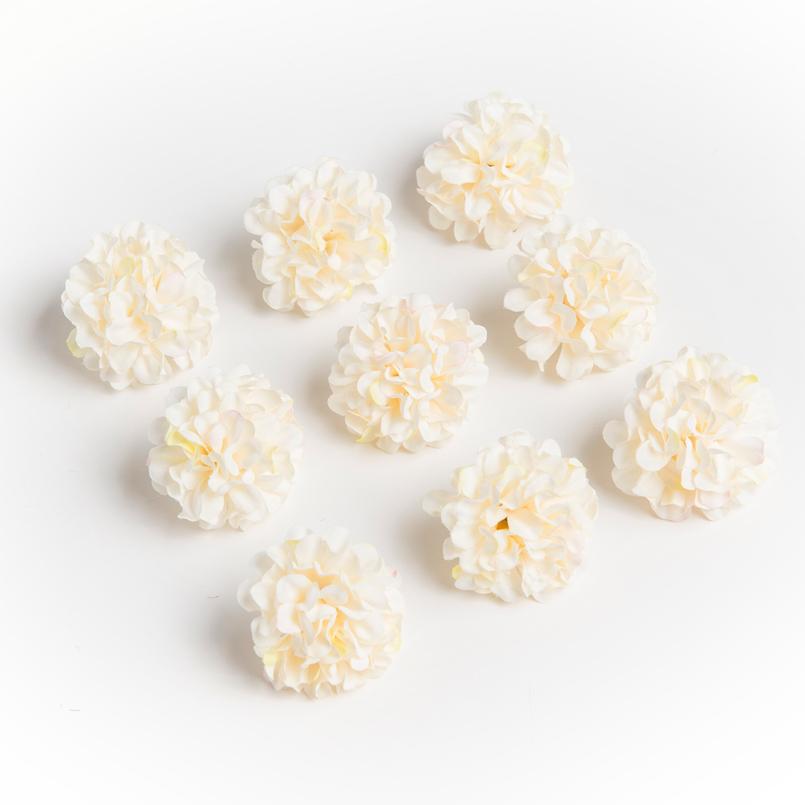 

Искусственные цветы шар материал шелк гвоздика свадебный декоративный венок фестиваль дом вазы стол невеста брошь DIY подарочные коробки 50pcs