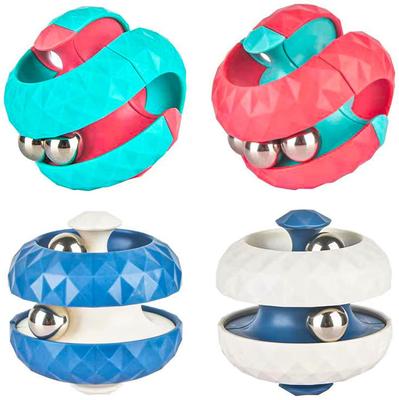 4 Adet Yörünge Topu Oyuncak, Fidget Küpleri Bulmaca Topu Top Dönen Masa Oyuncakları, Çocuklar için Sonsuzluk Küp Fidget Haddeleme Boncuk Oyunu 10-12, Şekil Değiştirme Çalışması