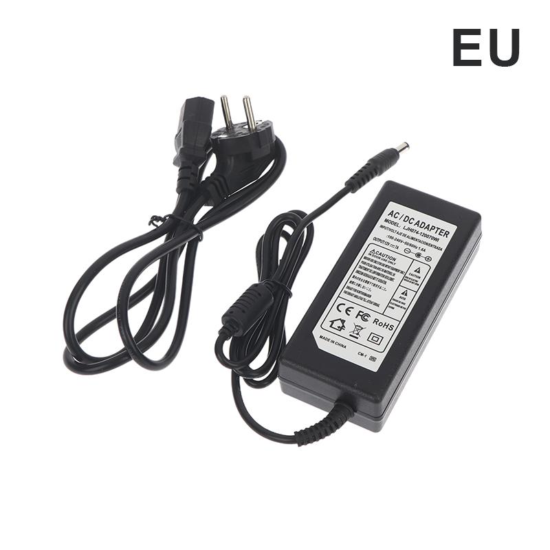 EU US Plug DC12V LED Power Supply 1A 2A 3A 4A 5A 6A 7A 8A Switch Transformer For WS2811 WS2815 LED Strip Light Adapter