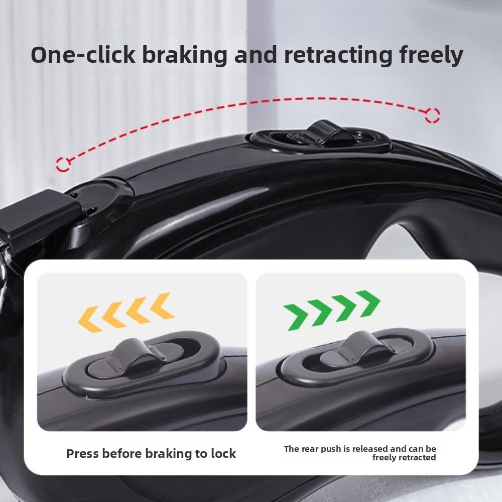 Haustier-Zugseil Automatisches Einziehbares 3 Meter 5 Meter Einfarbig Hundezubehör Mittelgroßer und Kleiner Hund Haustier-Zugvorrichtung