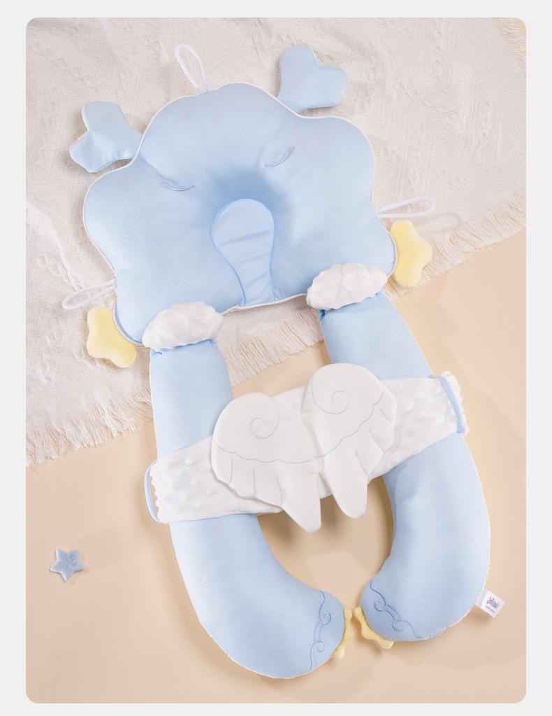 

Подушка Jollybaby для формирования головы новорожденного и защиты от испуга для 0-6 месяцев - Защита от плоской головы и успокаивающая летняя подушка