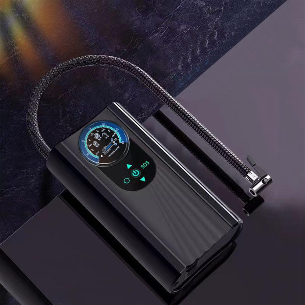 12V for Motorbike Auto Bicycle High Precision Motorcycle Tyre Inflator Electric Air Compressor Tire Accessories Quick Inflating Handheld Air Pump