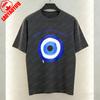 Evil Eye Protection Unisex TShirt Y2K Fashion Blue Unique Graphic TOPS Trendy Casual Style Cotton Tee Streetwear Unisexs Womens