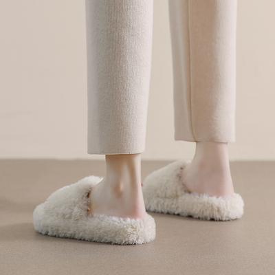Weiwei Girl 008 Mao Mao Slippers Women Wear Autumn and Winter Velvet Cotton Shoes Internet Celebrity Fashion Mao Mao Shoes Large Size Women's Shoes