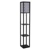 Floor Lamp Living Room with Shelf, Standing Lamp with E27 Socket for Living Room Bedroom, Excl. Light Bulb