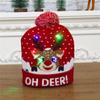 LED Light-Up Knitted Christmas Hat for Adults & Kids - Festive Party Accessory