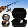 Waterproof Fishing Reel Bag EVA with Zipper Closure Reel Protective Case Lightweight 15*12.5*9.5cm Fishing Reel Hard Case
