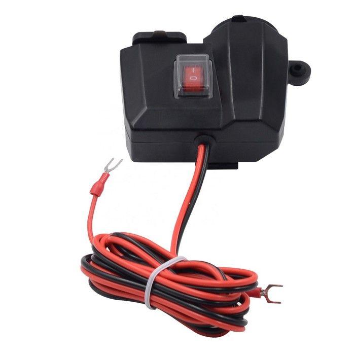 Prise USB moto - Lumitecs US12 - 12V - Étanche - Recharge d'appareils USB