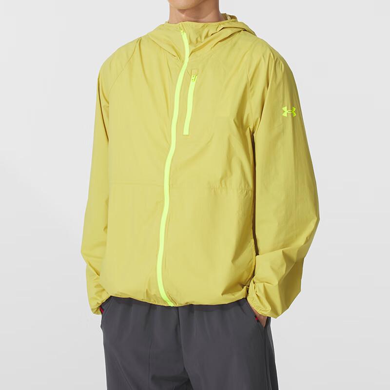 Under Armour Sports Running Hooded Zip Jacket Men Jackets 1381879-729