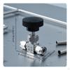 Stainless Steel Pin Valve Ferrule Fitting Leakproof Seal Industrial Hardware for Flow Controls