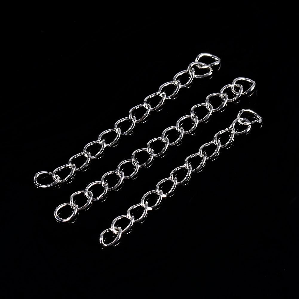 340Pcs Box Jewelry Findings Making Earring Necklace Bracelet Kit (Silver)