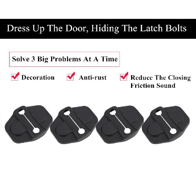 Car Door Lock Protector Decoration Cover for Jeep Wrangler JL Gladiator JT 2018 2022 2023 Interior