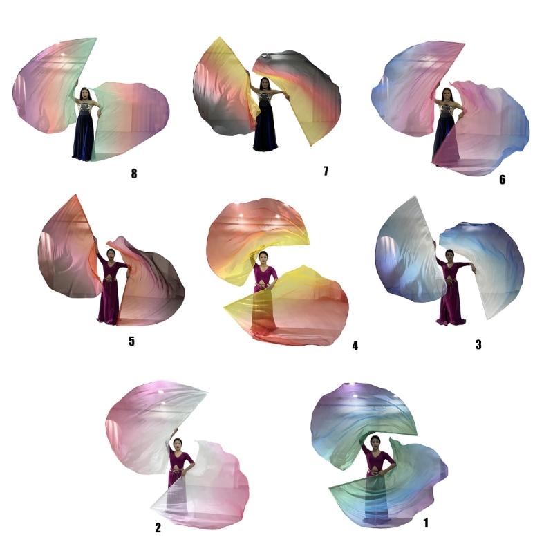 2Pcs Semicircle Praise Church Flags Praise Dance Worship Flags with Scalable Rod for Worship Dance Practice Performances