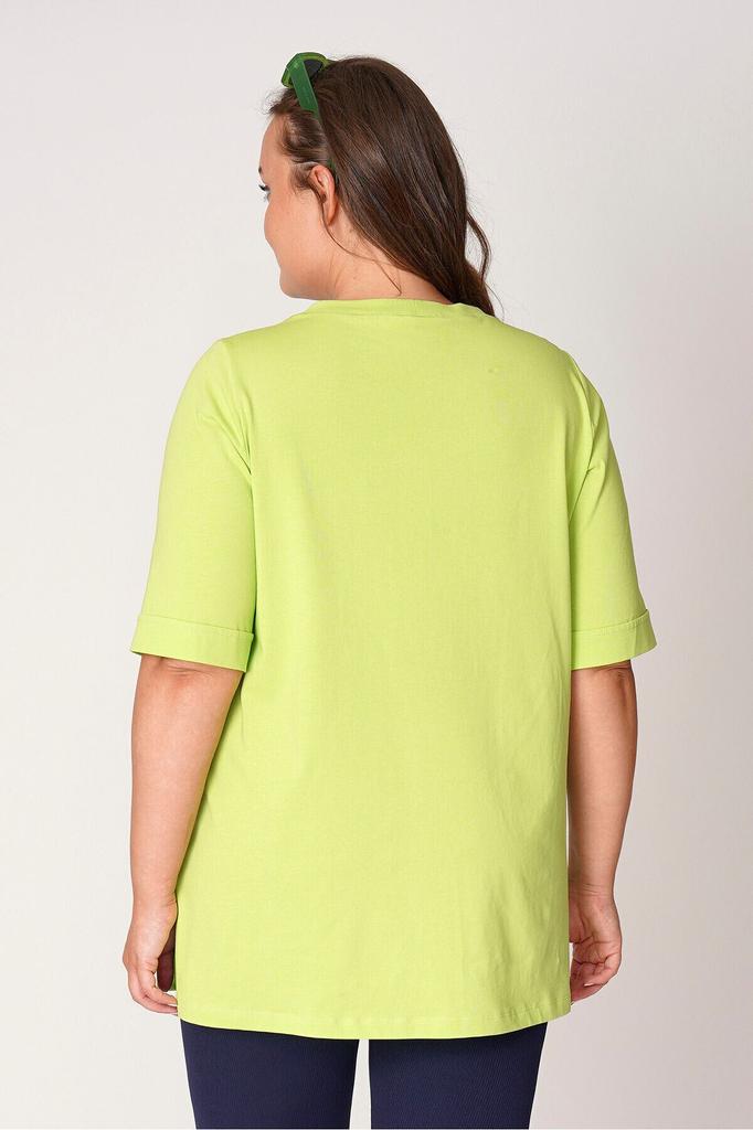 Women's Style Big Size T-Shirt Printed Cotton T-Shirt