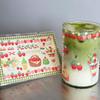 Cai Cai Xuan Matcha/Strawberry Shaved Ice Crystal Stickers - Salt-Style Girl DIY Journal Décor