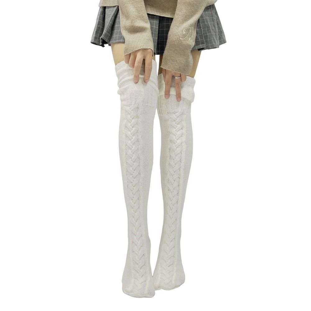 

Готические гетры в стиле Лолиты, удлиненные зимние чулки до бедра, носки для женщин