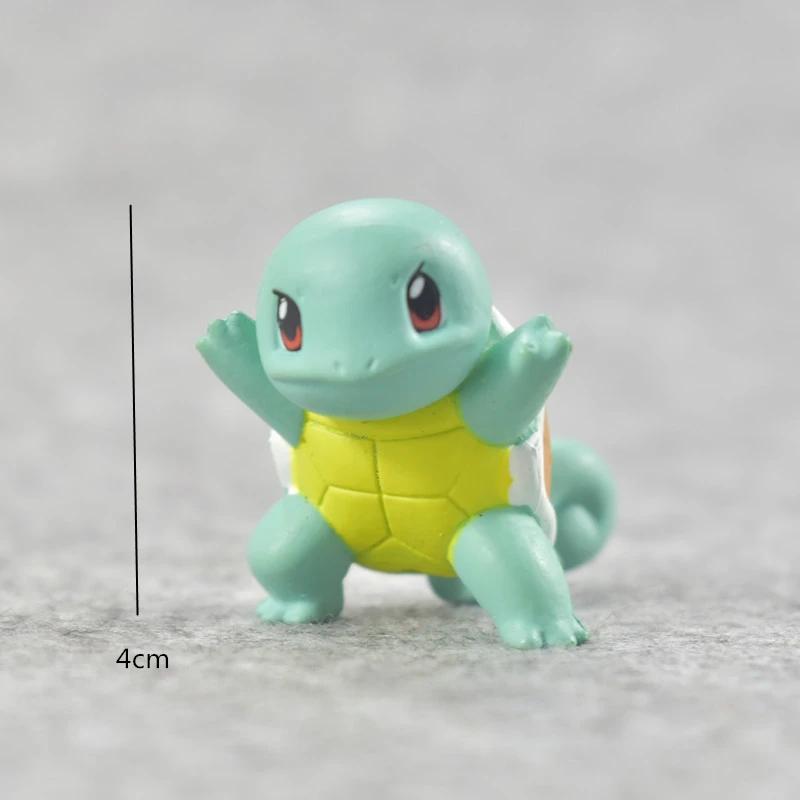 Tiny Figure Kids Birthday Gift Present Creative DIY Toys Playsetss Battle Monster Elf Scale Ratio Model Psyduck Piplup Mew Mewtwo Anime Decor