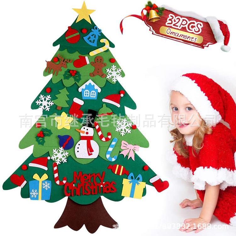 Felt Stereo Diy Christmas Tree Christmas Decorations