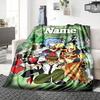 Custom Name Ben Alien Force Adventure Party Blanket For Couch Bed Plush Cozy Fuzzy Blanket Super Soft Warm Blankets For Fall And Winter 09165