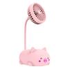 Cute Cartoon Piggy USB Charging Home Bear Portable Office Table Cooling Fan