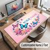 Schmetterling Thema Personalisierte Mauspads Personalisierter Druck Name Text Schreibtischunterlage Für Zuhause Büro Tischdekoration