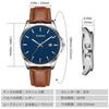 BEN NEVIS Einfach und Datum Analog Quarz Modisch für Damen und Perfekt für den Alltagsgebrauch Herrenuhr, Stilvoll, Leder, Lässig, Anzeige,