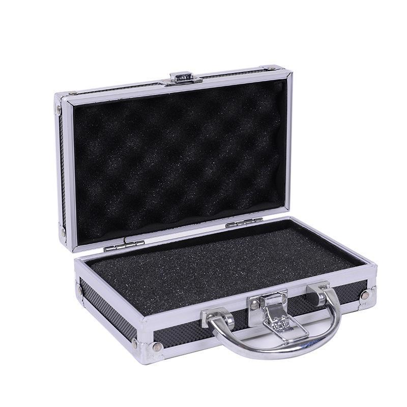 Shockproof Aluminum Alloy Tool Box Heavy Duty Anti-Impact Storage Case for Home Garage Workshop Repair