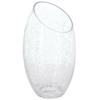 Crack Glass Vase 13X23Cm Bulging, Beveled Hole