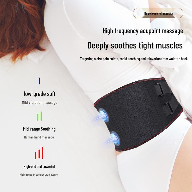 Kabelloser Heiz-Massage-Taillengürtel zur Linderung von Bauch- und Rückenschmerzen