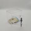 Transparent Piggy Bank Case Money Box with 2 Locked Acrylic Money Box with Ideal Savings Solution for Adults for Gifting