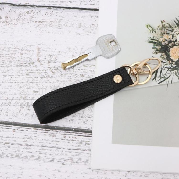 Hållbar Läder Nyckelring Bucolisk Design Kompakt Storlek Perfekt för Minimalistiska Entusiaster och Pendelresenärer