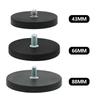 2pcs D43 D66 D88mm External Thread Magnetic Base M6/M8 Mount Clamp Bracket For Car LED Work Light Bar Holder For SUV Offroad