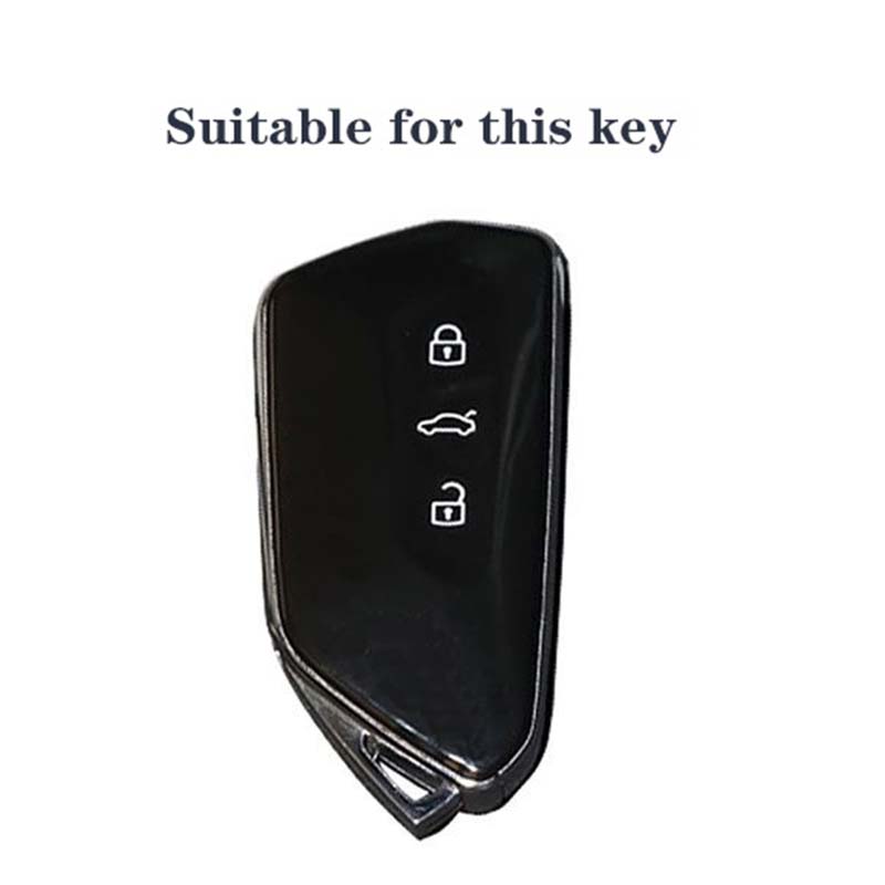 New Car Key Case Cover For Vw Volkswagen/Golf 8 Mk8 Id.3 Id.4 /Cupra/Skoda/Octavia A8/Seat/Leon Mk4  /Formentor/Tarraco