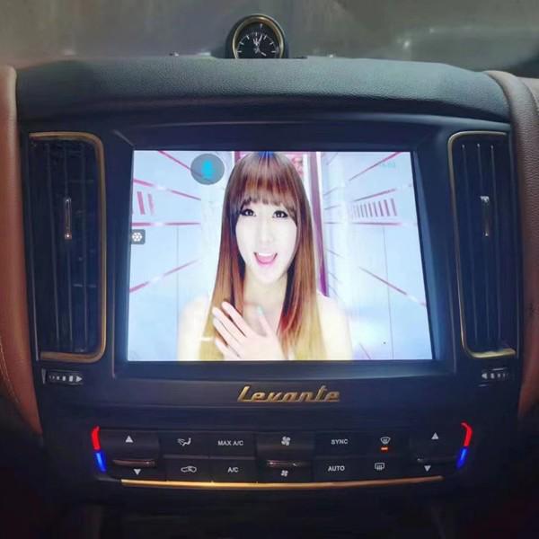 Compatible with Maserati Levante: Central Control Touchscreen with 360° Panoramic View & CarPlay Integration