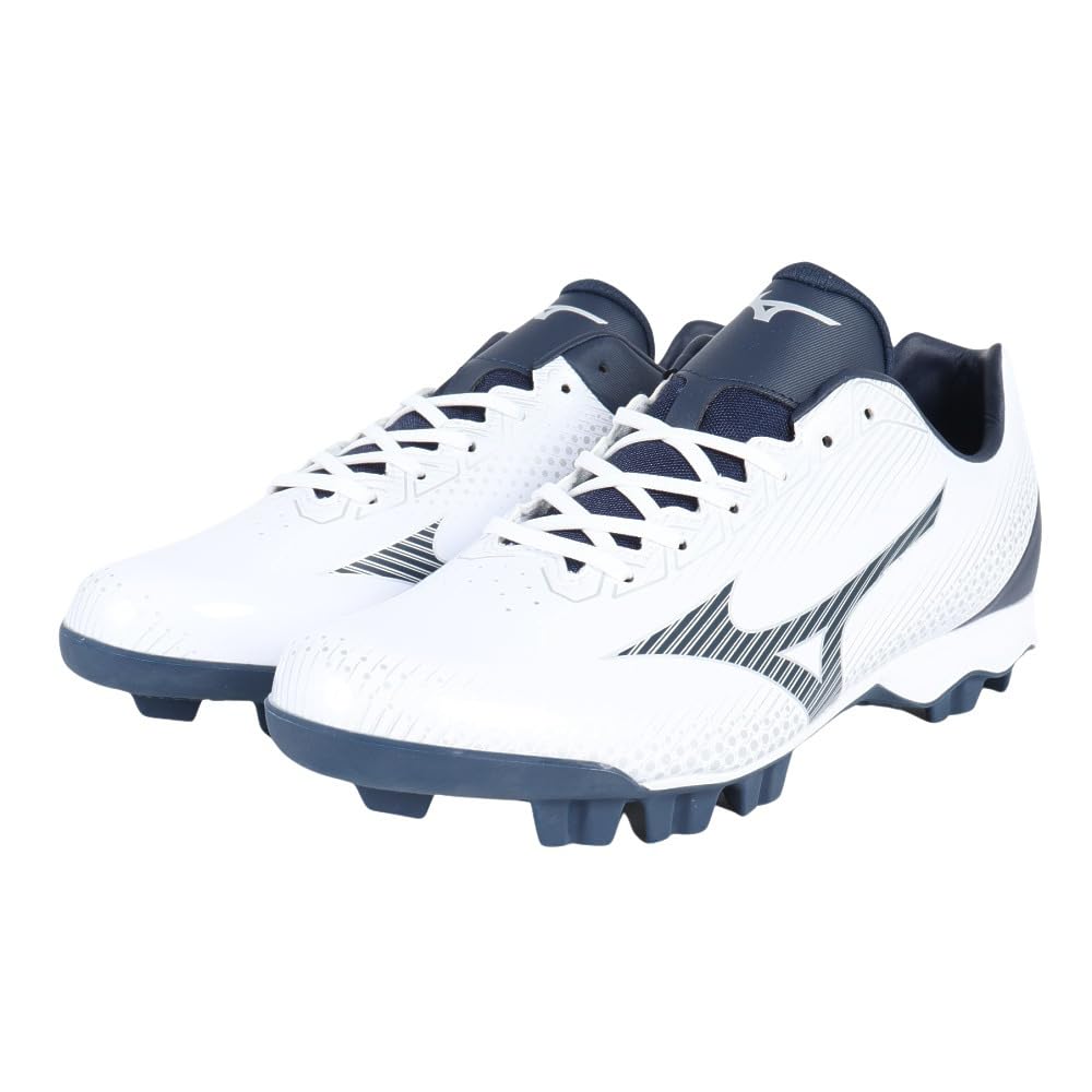

Mizuno Baseball Point Spikes White Spa 3E Wave Light Revo 11GP2221 miz22fw
