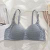 Girls students junior high school high school gather thin comfortable underwear small chest without steel ring development period bra breathable 