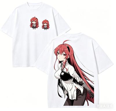 Mushoku Tensei Maglietta in Cotone Nuova Abbigliamento Personalizzato Vestibilità Larga Stagione Unica Stile Streetwear Unisex Alta Qualità Morbida Maglietta