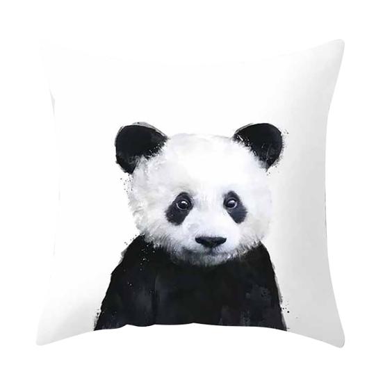Animal Zebra Giraffe Rabbit Pillow Case Cushion Cover Sofa Bed Car Office Decor