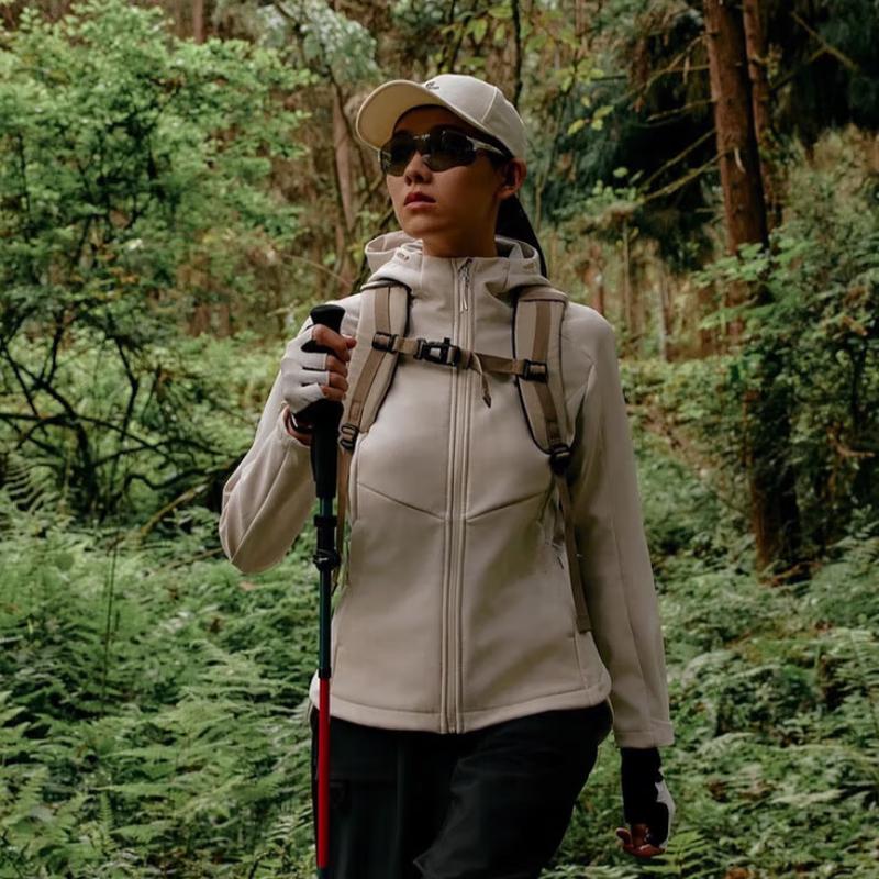 TOREAD Men s Outdoor Fleece-Lined Softshell Jacket TAEEBM91734 XXL