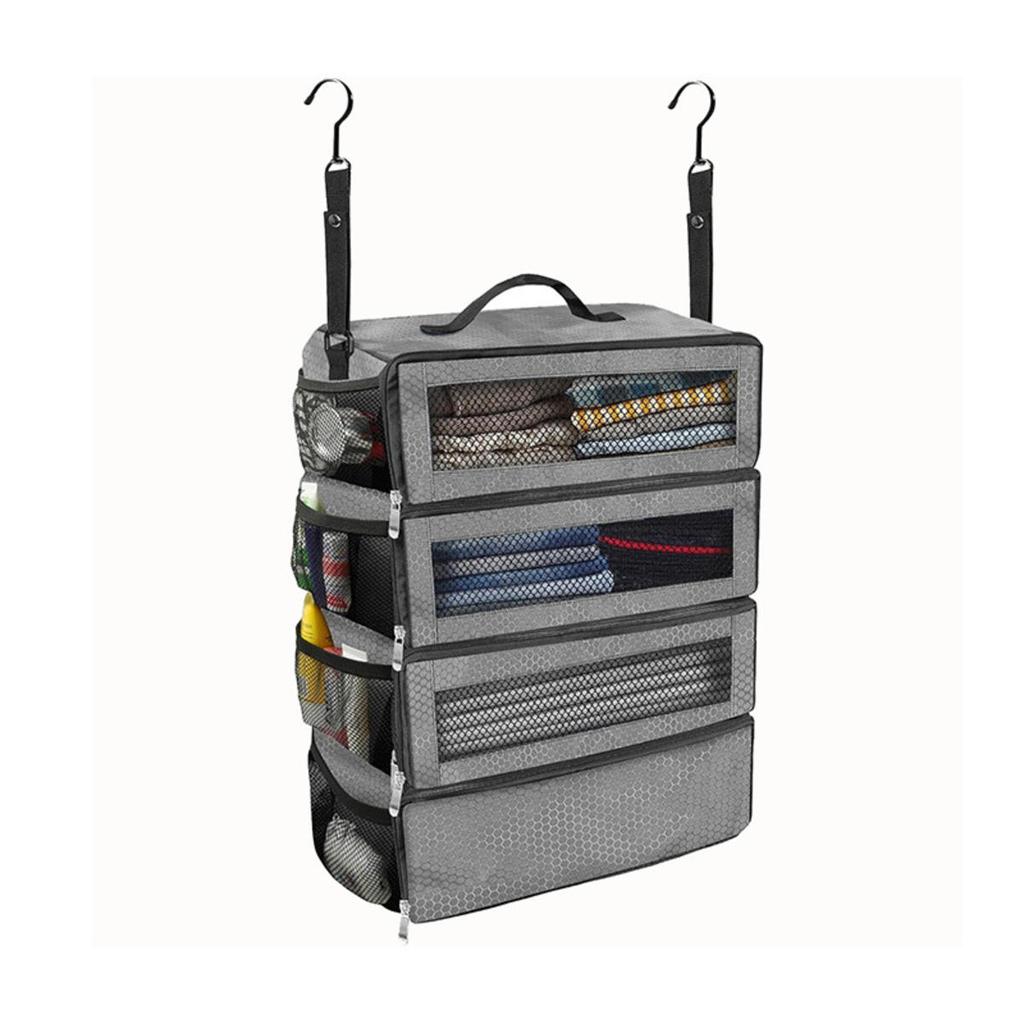 Suitcase Organizer Bags High-capacity Travel Luggage Organizer Hanging Packing Cube Closet Collapsible Hanging Storage Bags