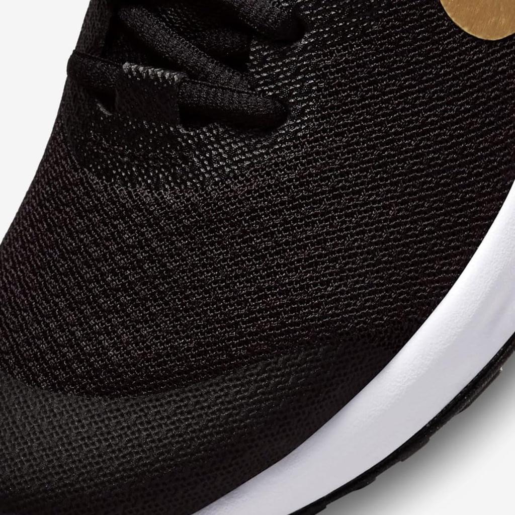 Nike Revolution 6 J Revolution 6 Gold Size Black/White/Metallic DD1096-002 23.0cm