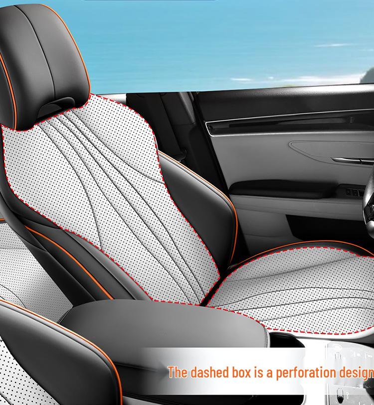 All-Season Full Surround Seat Cover for BYD Song Plus/DMI Five-Seater Car Cushion