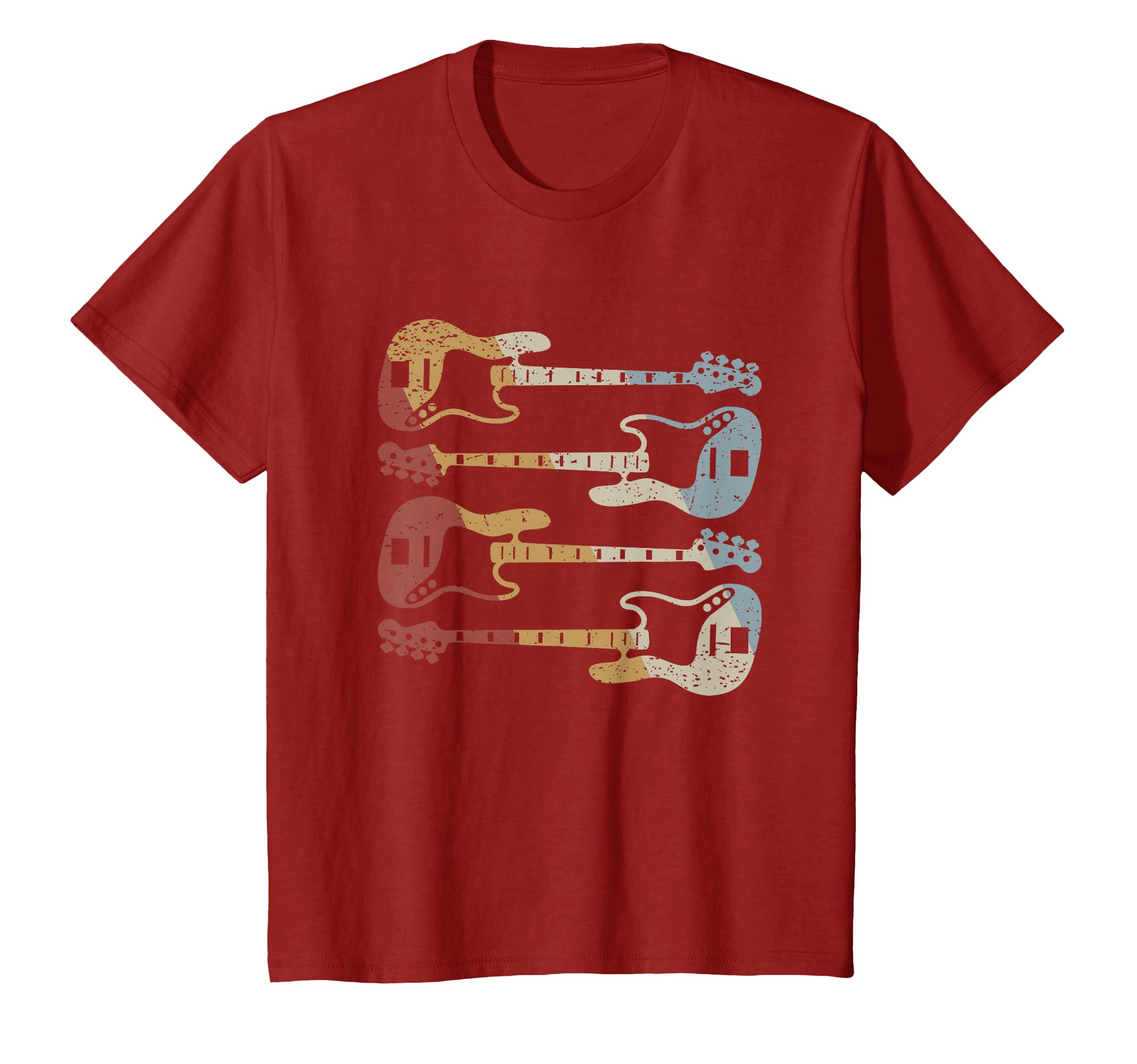 Guitar Retro Style Vintage T-Shirt